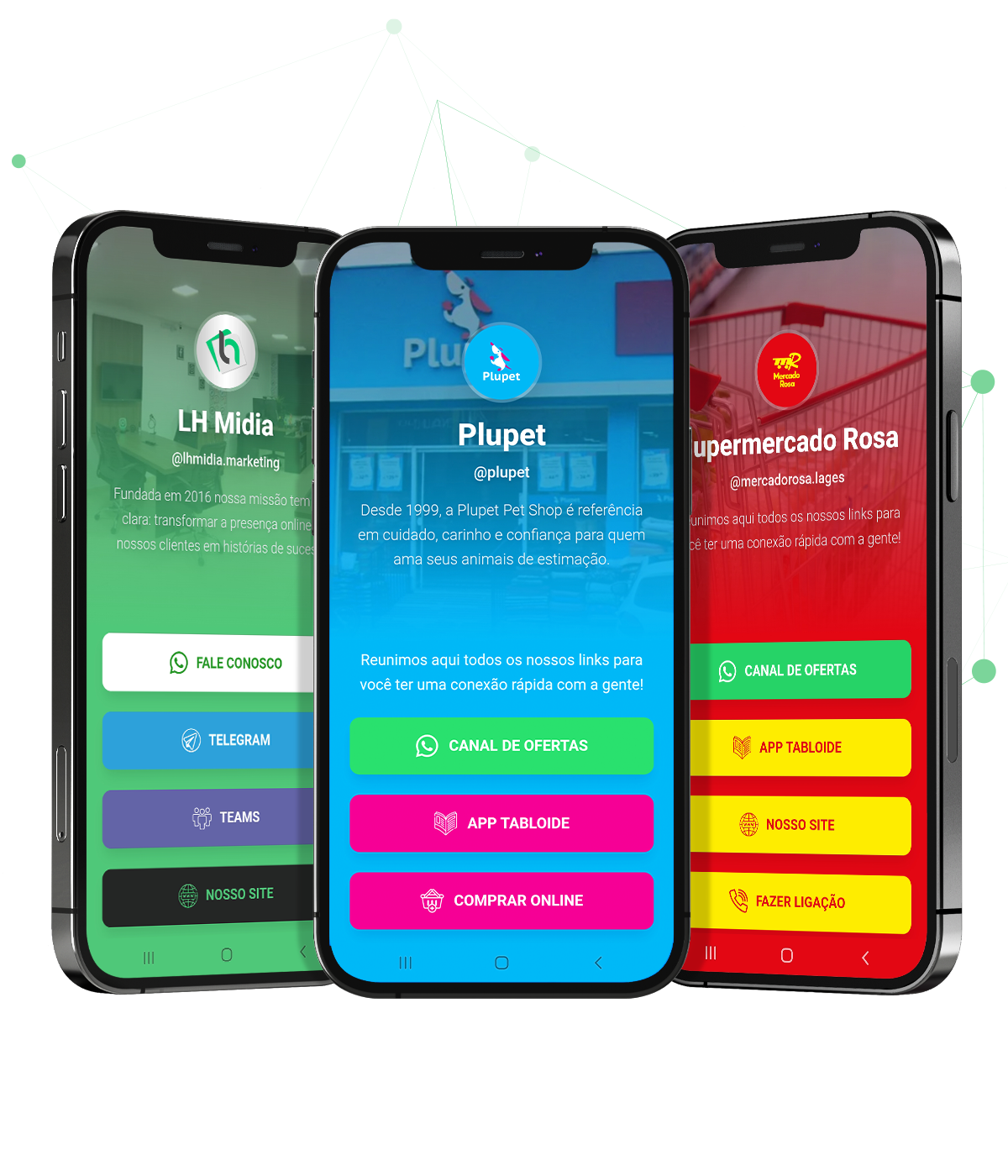 Exemplo LH Link no Celular